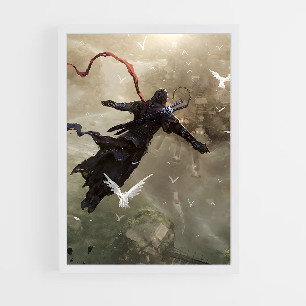 Poster L'Assassin Volant – affiche Assassin's Creed (vue 3)